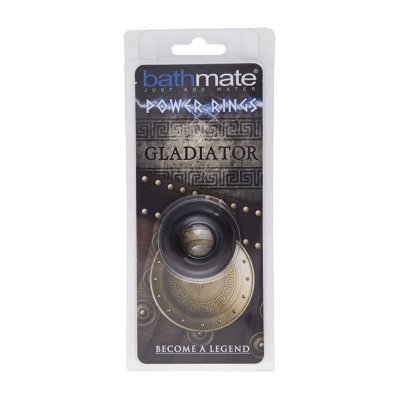 Чёрное эрекционное кольцо Gladiator - Bathmate - в Ижевске купить с доставкой