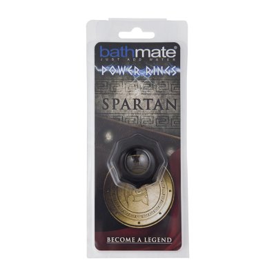 Чёрное эрекционное кольцо Spartan - Bathmate - в Ижевске купить с доставкой
