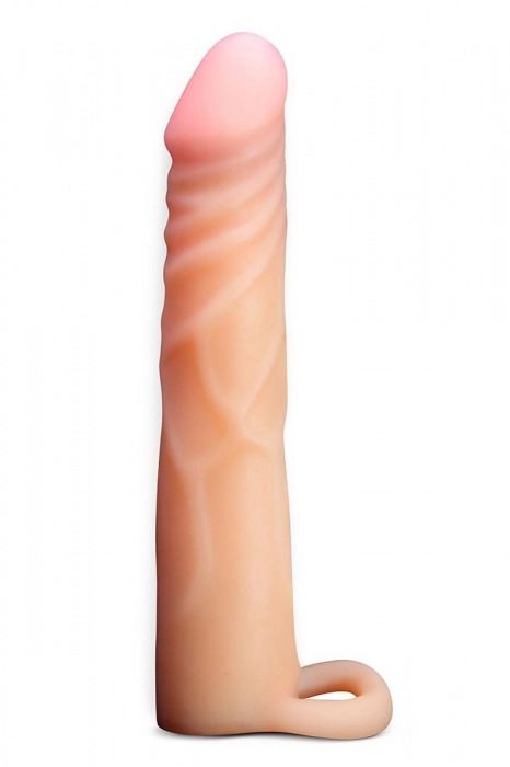Телесная насадка на пенис Cock Xtender - 17,7 см. - Blush Novelties - в Ижевске купить с доставкой
