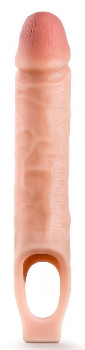 Телесная насадка на пенис 10 Inch Cock Sheath Extender - 25 см. - Blush Novelties - в Ижевске купить с доставкой