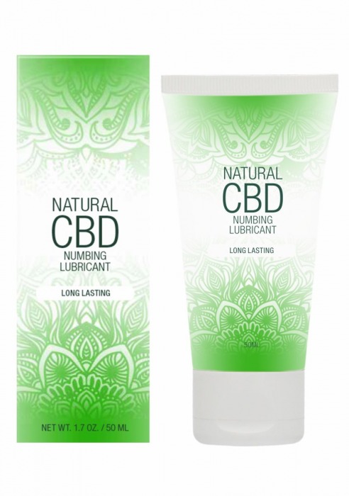 Лубрикант с пролонгирующим эффектом Natural CBD Numbing Lubricant - 50 мл. - Shots Media BV - купить с доставкой в Ижевске