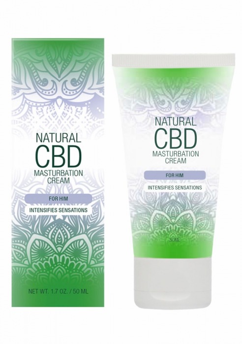 Крем для мастурбации для мужчин Natural CBD Masturbation Cream For Him - 50 мл. - Shots Media BV - купить с доставкой в Ижевске