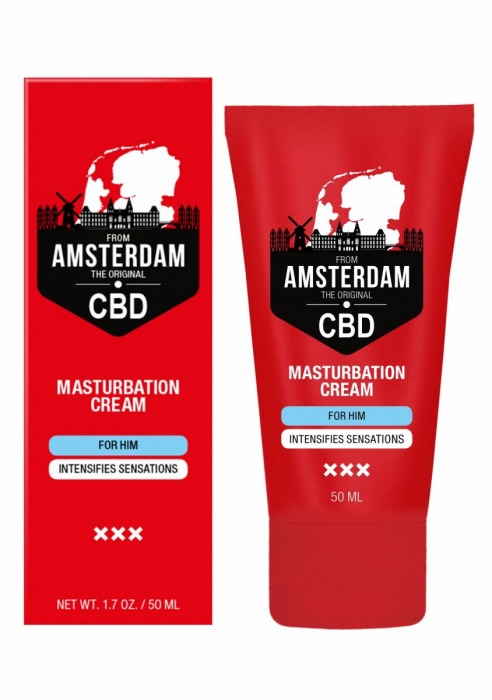 Крем для мастурбации для мужчин CBD from Amsterdam Masturbation Cream For Him - 50 мл. - Shots Media BV - купить с доставкой в Ижевске