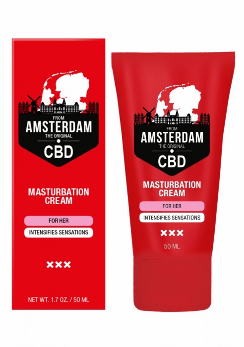 Крем для мастурбации для женщин CBD from Amsterdam Masturbation Cream For Her - 50 мл. - Shots Media BV - купить с доставкой в Ижевске