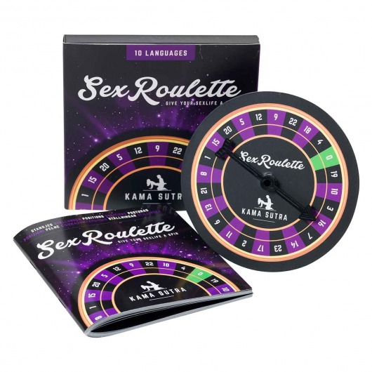 Настольная игра-рулетка Sex Roulette Kamasutra - Tease&Please - купить с доставкой в Ижевске