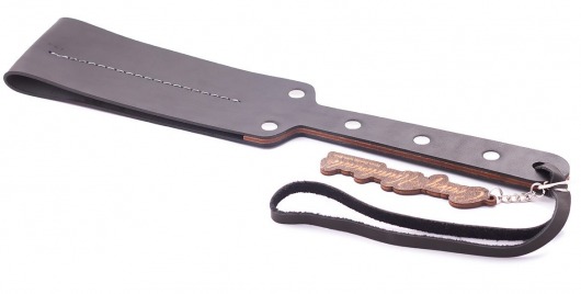 Гладкий мягкий удлиненный пэддл с заклепками - 32 см. - Crazy Handmade - купить с доставкой в Ижевске