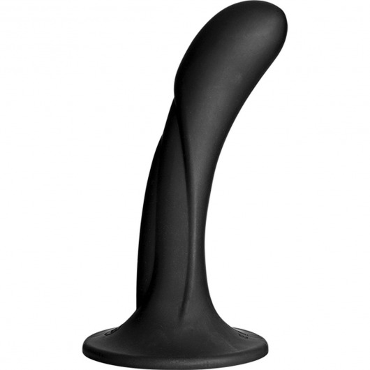 Черная изогнутая насадка Vac-U-Lock G-Spot - 16,5 см. - Doc Johnson - купить с доставкой в Ижевске