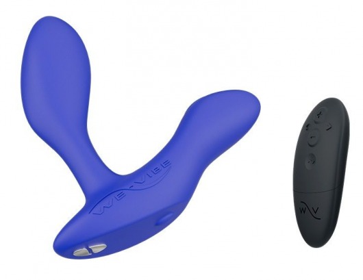 Синий анальный вибратор We-Vibe Vector+ - We-vibe - в Ижевске купить с доставкой