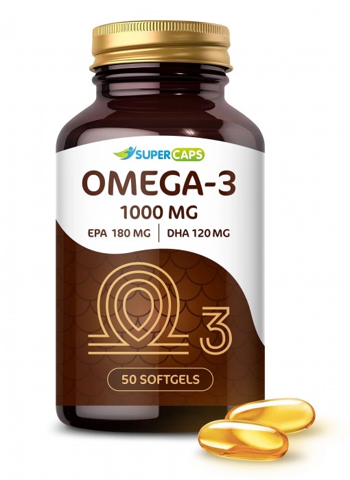 Пищевая добавка SuperCaps OMEGA-3 - 50 капсул (1000 мг) - SuperCaps - купить с доставкой в Ижевске