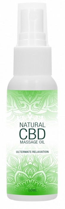 Массажное масло Natural CBD Massage Oil - 50 мл. - Shots Media BV - купить с доставкой в Ижевске