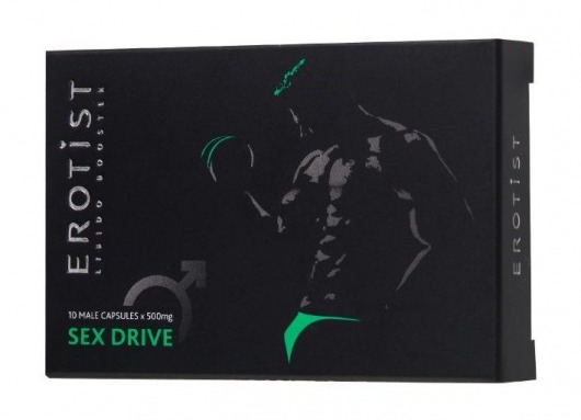 Капсулы для мужчин для повышения либидо Erotist SEX DRIVE - 10 капсул (500 мг.) - Erotist Libido Booster - купить с доставкой в Ижевске
