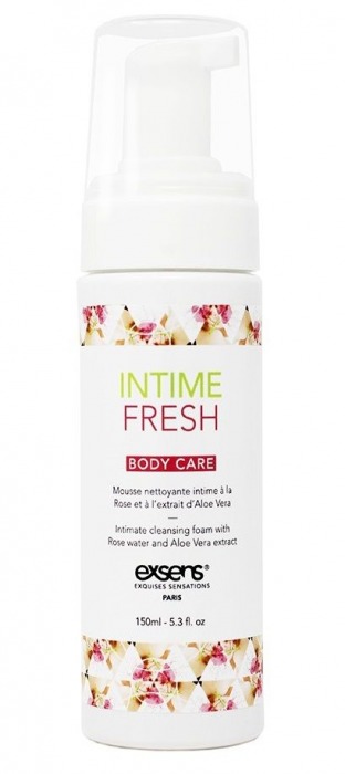 Органическая интимная очищающая пенка Intime Fresh - 150 мл. - Exsens - купить с доставкой в Ижевске