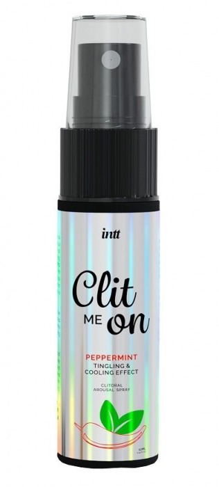 Клиторальный возбуждающий спрей Clit Me On Peppermint - 12 мл. - INTT - купить с доставкой в Ижевске