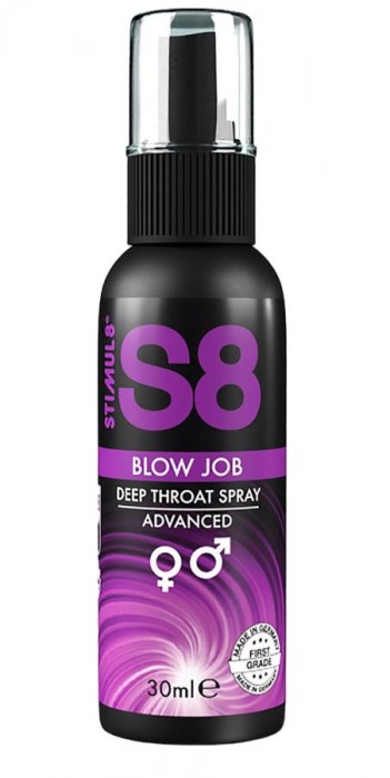 Лубрикант для орального секса S8 Deep Throat Spray - 30 мл. - Stimul8 - купить с доставкой в Ижевске