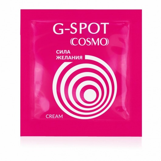 Стимулирующий интимный крем для женщин Cosmo G-spot - 2 гр. - Биоритм - купить с доставкой в Ижевске