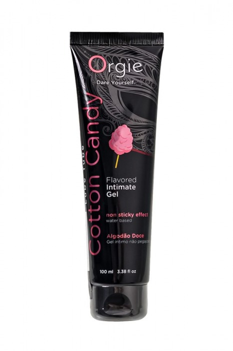 Интимный гель на водной осное Lube Tube Cotton Candy со вкусом сахарной ваты - 100 мл. - ORGIE - купить с доставкой в Ижевске