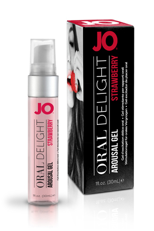 Клубничный лубрикант для оральных ласк Oral Delight Strawberry Sensation - 30 мл. - System JO - купить с доставкой в Ижевске