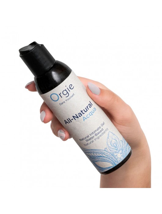 Интимный гель на водной основе Orgie All-Natural Acqua - 150 мл. - ORGIE - купить с доставкой в Ижевске