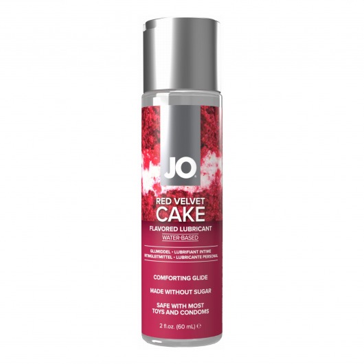 Лубрикант на водной основе JO H2O Red Velvet Cake Flavored Lubricant - 60 мл. - System JO - купить с доставкой в Ижевске