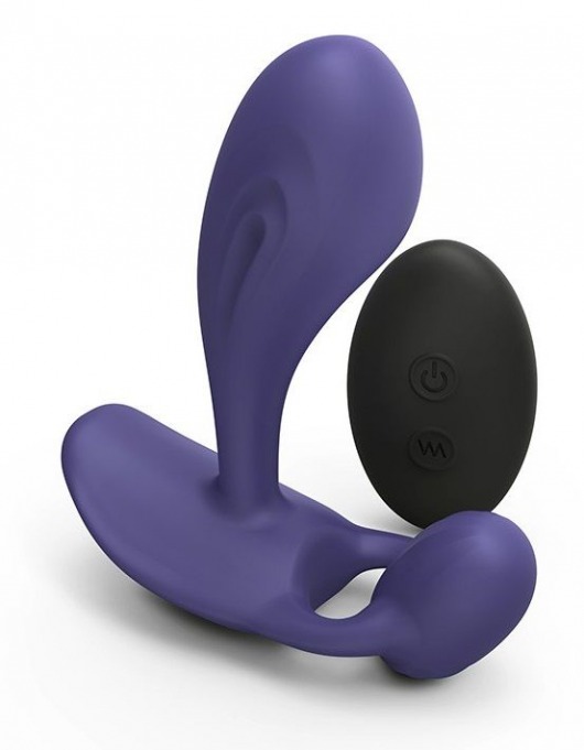 Темно-синий вибромассажер Witty P G Vibrator with Remote Control - Love to Love - в Ижевске купить с доставкой