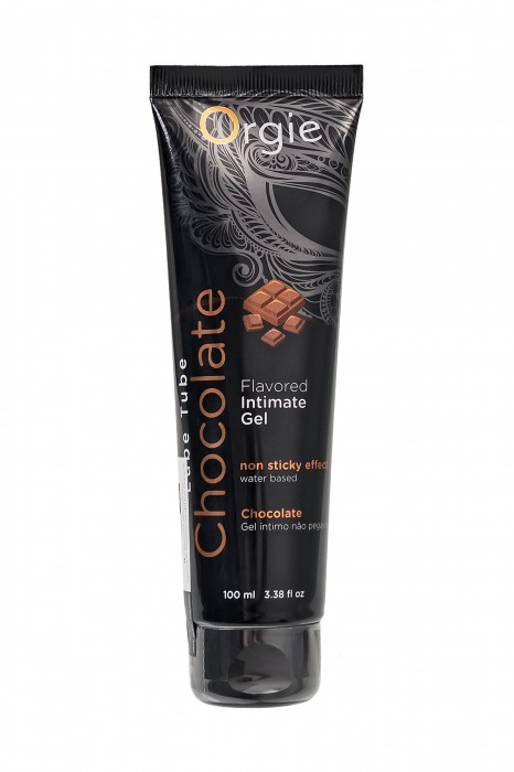 Интимный гель на водной основе Lube Tube Chocolate с шоколадным вкусом - 100 мл. - ORGIE - купить с доставкой в Ижевске
