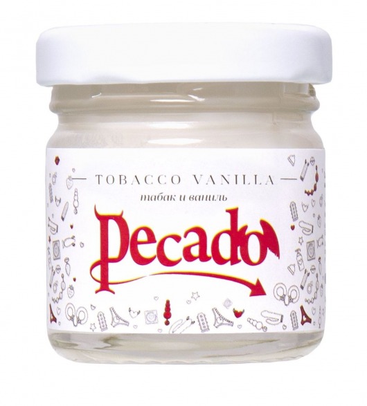 Массажная свеча Tobacco Vanilla - 35 мл. - Pecado - купить с доставкой в Ижевске