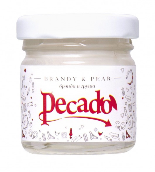 Массажная свеча Brandy   Pear - 35 мл. - Pecado - купить с доставкой в Ижевске