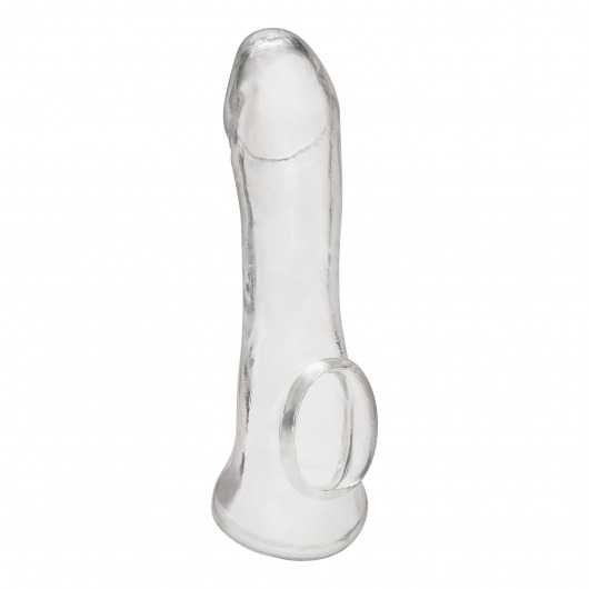 Прозрачная насадка на пенис Transparent Penis Enhancing Sleeve Extension - 15,9 см. - BlueLine - в Ижевске купить с доставкой