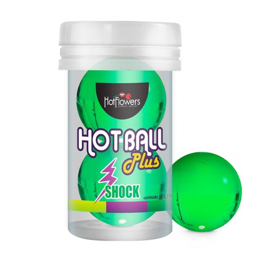 Лубрикант на силиконовой основе Hot Ball Plus с покалывающим эффектом (2 шарика по 3 гр.) - HotFlowers - купить с доставкой в Ижевске
