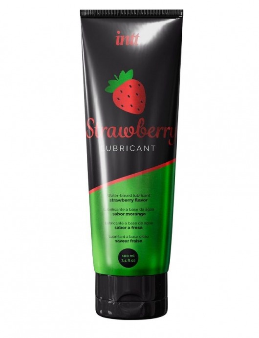 Смазка на водной основе с ароматом клубники Strawberry Lubricant - 100 мл. - INTT - купить с доставкой в Ижевске