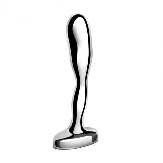 Стальной стимулятор простаты Stainless Steel Prostate Plug - 11,5 см. - b-Vibe - в Ижевске купить с доставкой