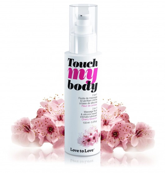 Силиконовый лубрикант 2-в-1 Touch My Body с ароматом вишнёвого цвета - 100 мл. - Love to Love - купить с доставкой в Ижевске