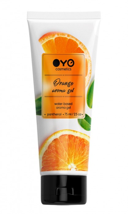 Лубрикант на водной основе OYO Aroma Gel Orange с ароматом апельсина - 75 мл. - OYO - купить с доставкой в Ижевске