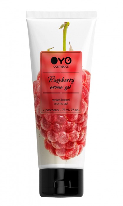 Лубрикант на водной основе OYO Aroma Gel Raspberry с ароматом малины - 75 мл. - OYO - купить с доставкой в Ижевске