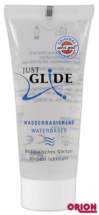 Вагинальная смазка на водной основе JUSTGLIDE - 20 мл. - Orion - купить с доставкой в Ижевске