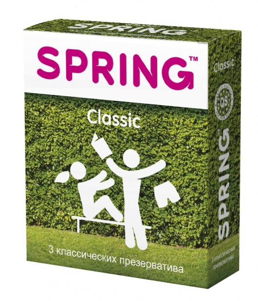 Классические презервативы SPRING CLASSIC - 3 шт. - SPRING - купить с доставкой в Ижевске