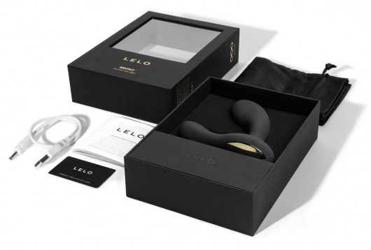 Чёрный перезаряжаемый стимулятор простаты Bruno Black - Lelo - в Ижевске купить с доставкой