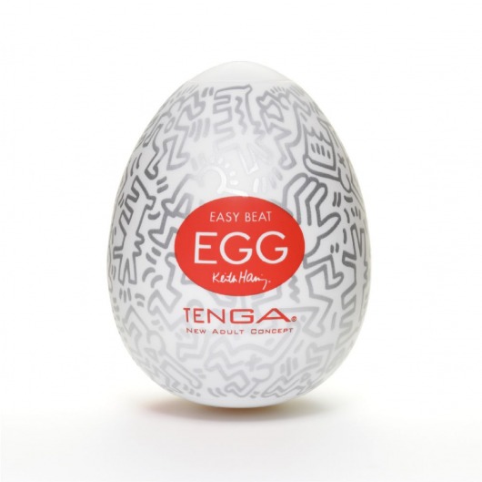 Мастурбатор-яйцо Keith Haring EGG PARTY - Tenga - в Ижевске купить с доставкой