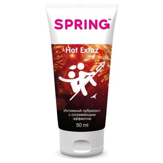 Согревающие интимный лубрикант Spring Hot Extaz - 50 мл. - SPRING - купить с доставкой в Ижевске