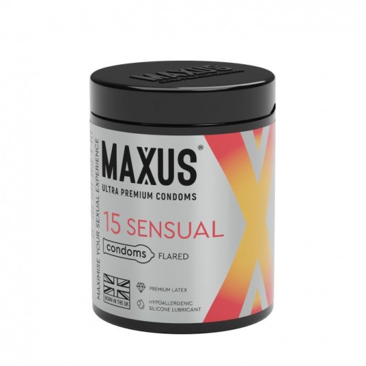 Анатомические презервативы MAXUS Sensual - 15 шт. - Maxus - купить с доставкой в Ижевске