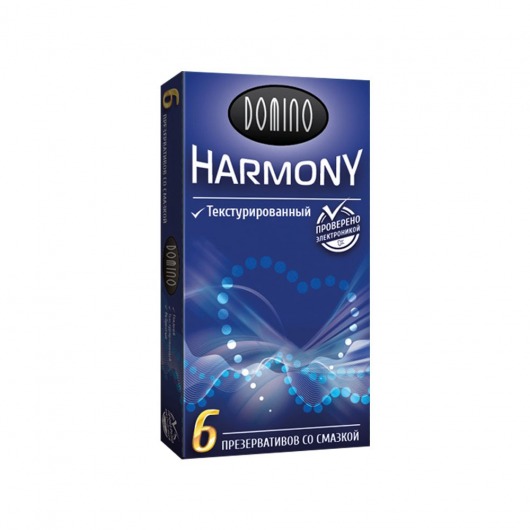 Текстурированные презервативы Domino Harmony - 6 шт. - Domino - купить с доставкой в Ижевске