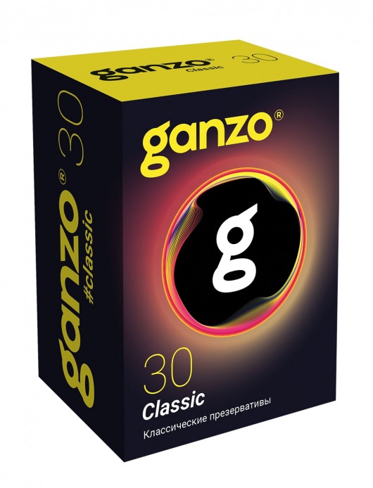 Классические презервативы с обильной смазкой Ganzo Classic - 30 шт. - Ganzo - купить с доставкой в Ижевске