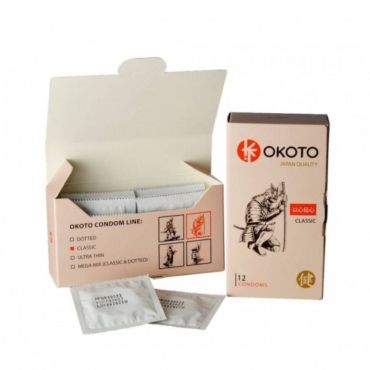 Презервативы OKOTO Classic - 12 шт. - Sitabella - купить с доставкой в Ижевске