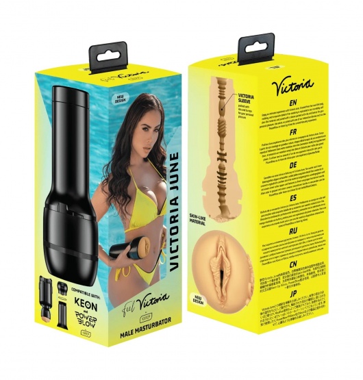 Мастурбатор-вагина FeelVictoria Stroker - Kiiroo - в Ижевске купить с доставкой