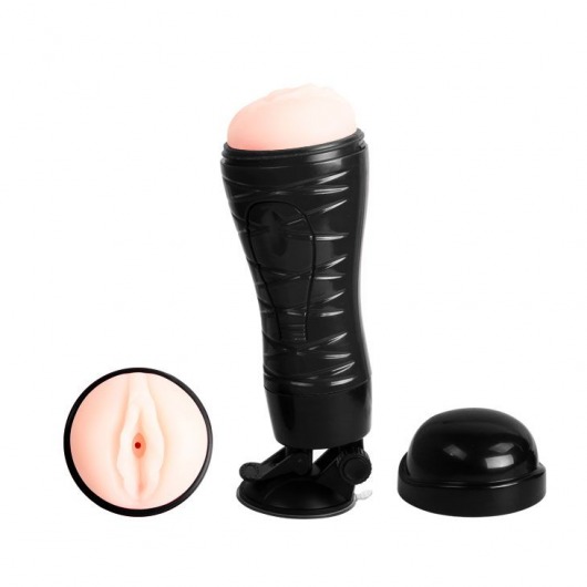 Мастурбатор-вагина Flora с присоской в основании - Baile - в Ижевске купить с доставкой