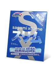 Презерватив Sagami Xtreme FEEL FIT 3D - 1 шт. - Sagami - купить с доставкой в Ижевске