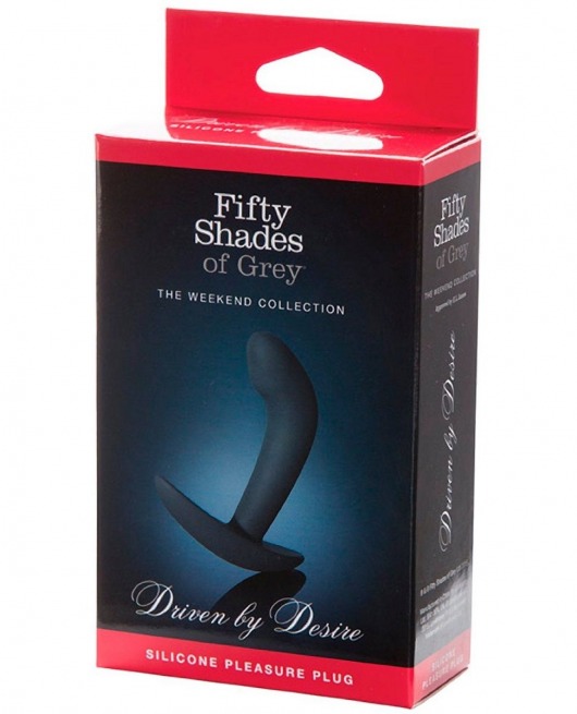 Анальная пробка Driven by Desire Silicone Butt Plug - 9 см. - Fifty Shades of Grey - в Ижевске купить с доставкой