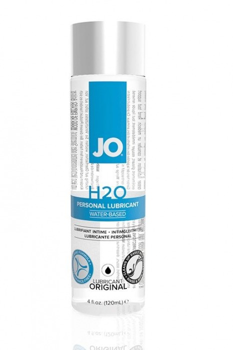 Нейтральный лубрикант на водной основе JO Personal Lubricant H2O - 120 мл. - System JO - купить с доставкой в Ижевске