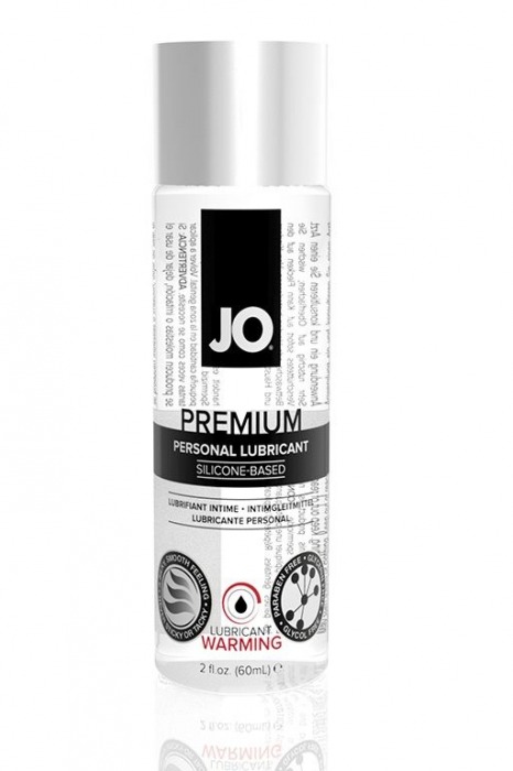 Возбуждающий лубрикант на силиконовой основе JO Personal Premium Lubricant  Warming - 60 мл. - System JO - купить с доставкой в Ижевске