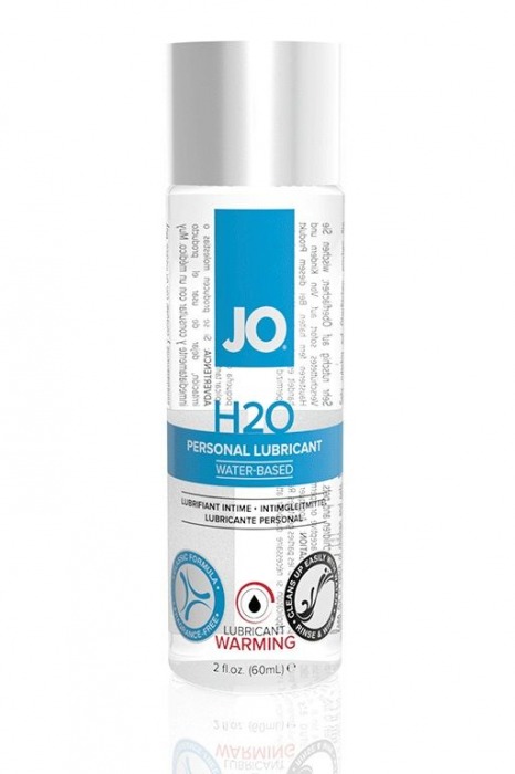 Возбуждающий лубрикант на водной основе JO Personal Lubricant H2O Warming - 60 мл. - System JO - купить с доставкой в Ижевске